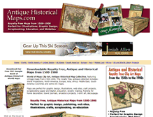 Tablet Screenshot of antiquehistoricalmaps.com